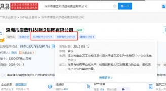 凯发k8马竞赞助集团入选深圳市2023年创新型中小企业名单